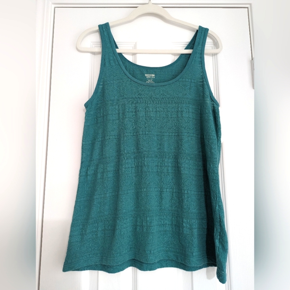 Mossimo Teal (XXL) Tank Top